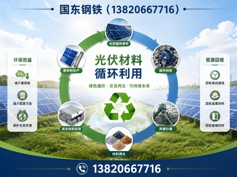 宁河区光伏材料循环利用展示图